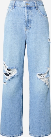 TOPSHOP Wide Leg Farkut 'COLUMN' värissä sininen: etupuoli