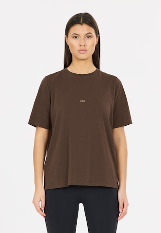 SOS Performance Shirt 'Mera' in Brown: front