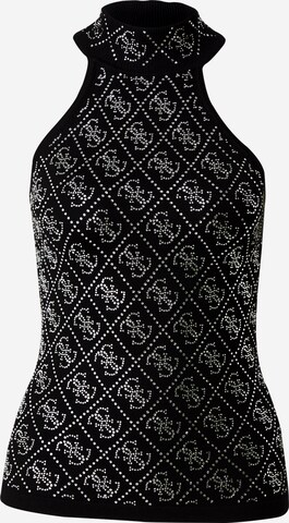 GUESS Knitted top 'CELESTE QUATTRO' in Black: front