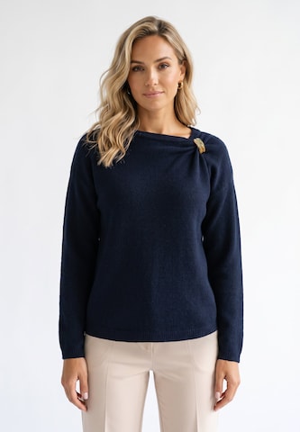 Anna Field Sweter w kolorze niebieski: przód