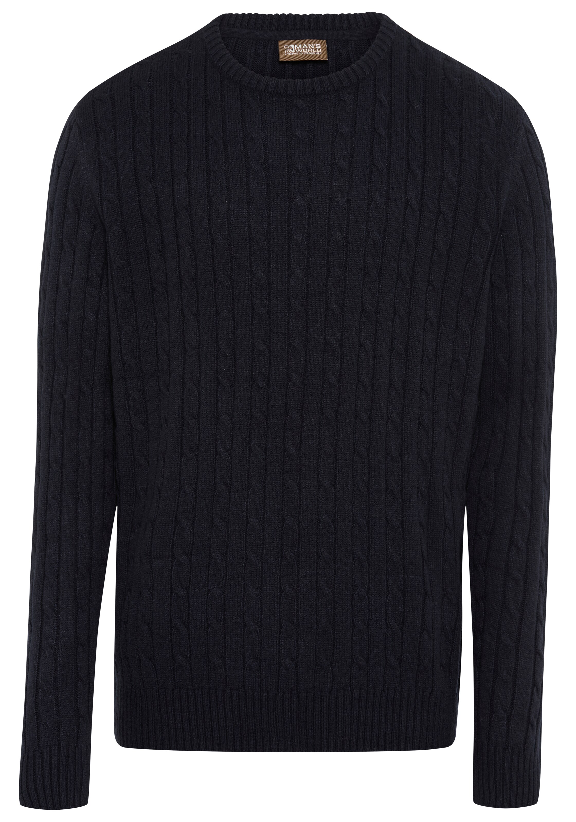 Man's World Pullover in Blau: Vorderseite