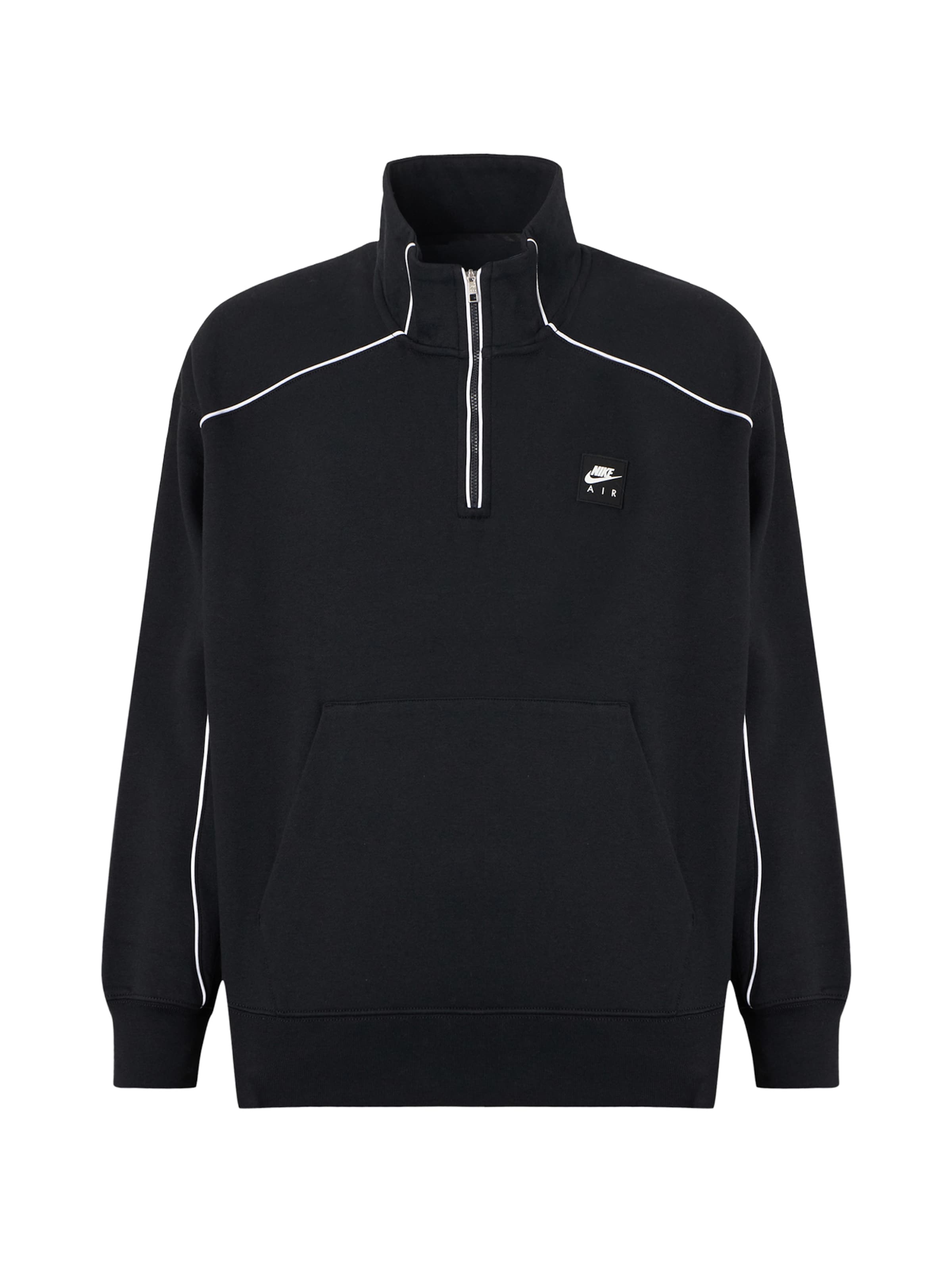Nike Sportswear Sweatshirt 'AIR' i svart: framsida