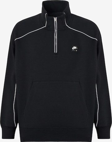 Nike Sportswear Sweatshirt 'AIR' i svart: framsida