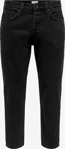 Only & Sons Jeans 'Avi Beam' in Black: front