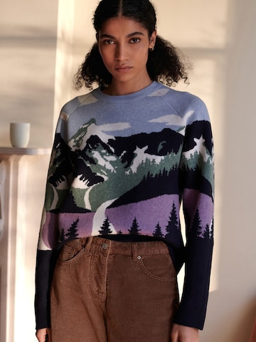 Next Sweater in Blue: front