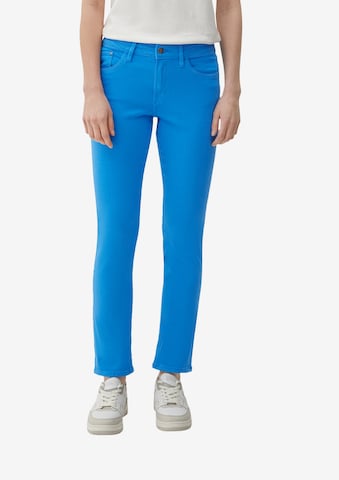 s.Oliver Slimfit Jeans in Blauw: voorkant