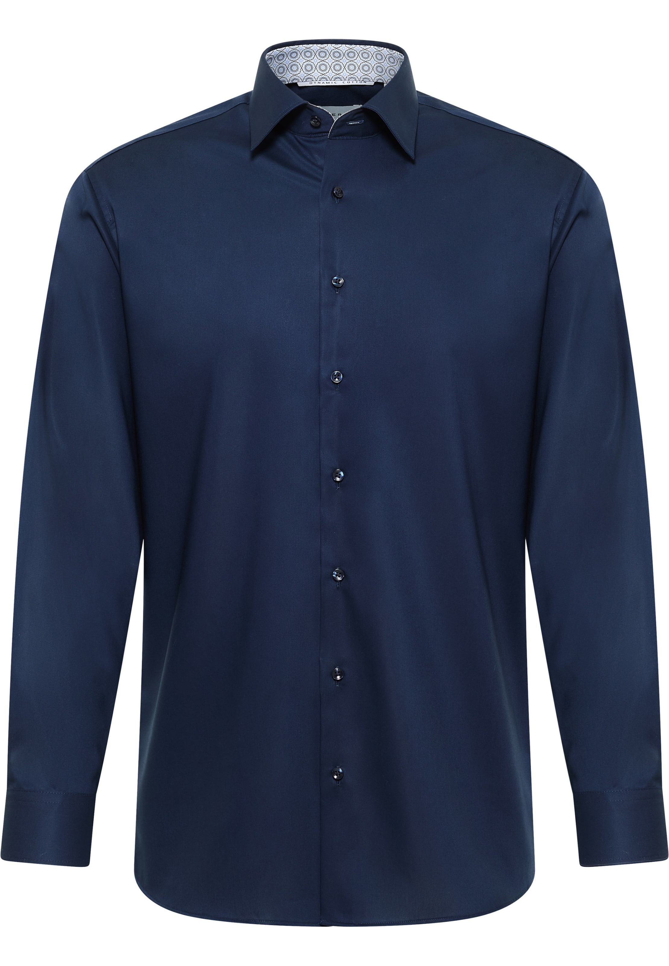 ETERNA Regular fit Zakelijk overhemd in Blauw: voorkant