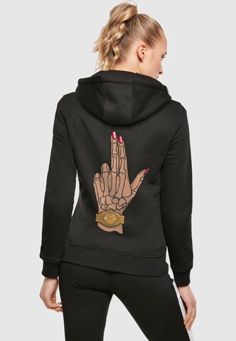 Sweat-shirt 'BadGirl Bang' Mister Tee en noir : devant