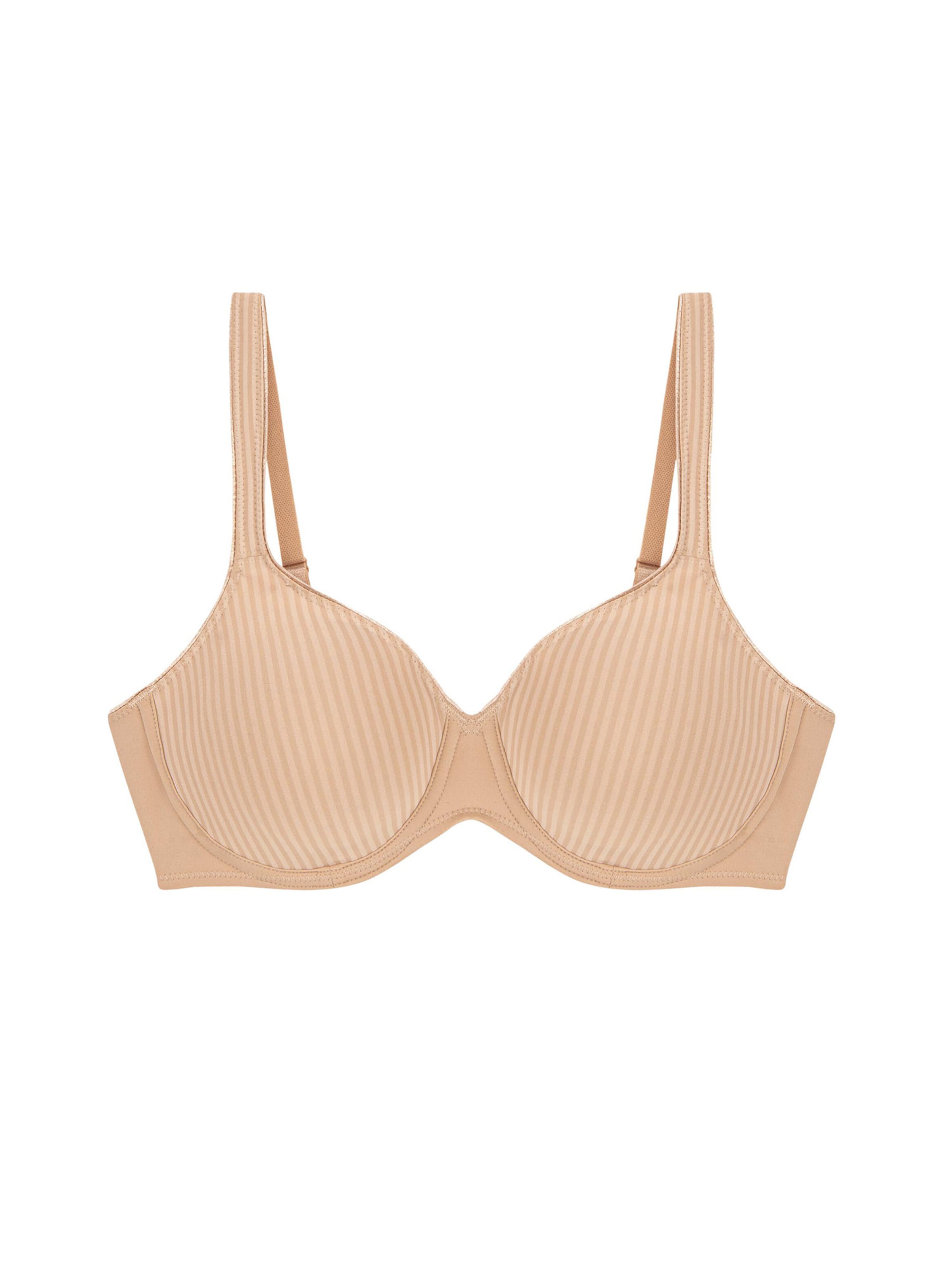 TRIUMPH T-shirt BH ' Modern Soft+Cotton ' in Beige: voorkant