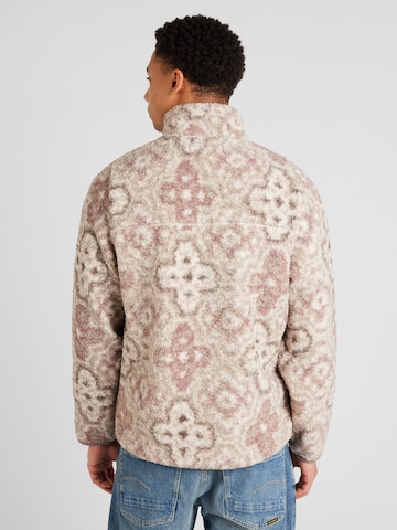 Abercrombie & Fitch Fleece jacket in Beige