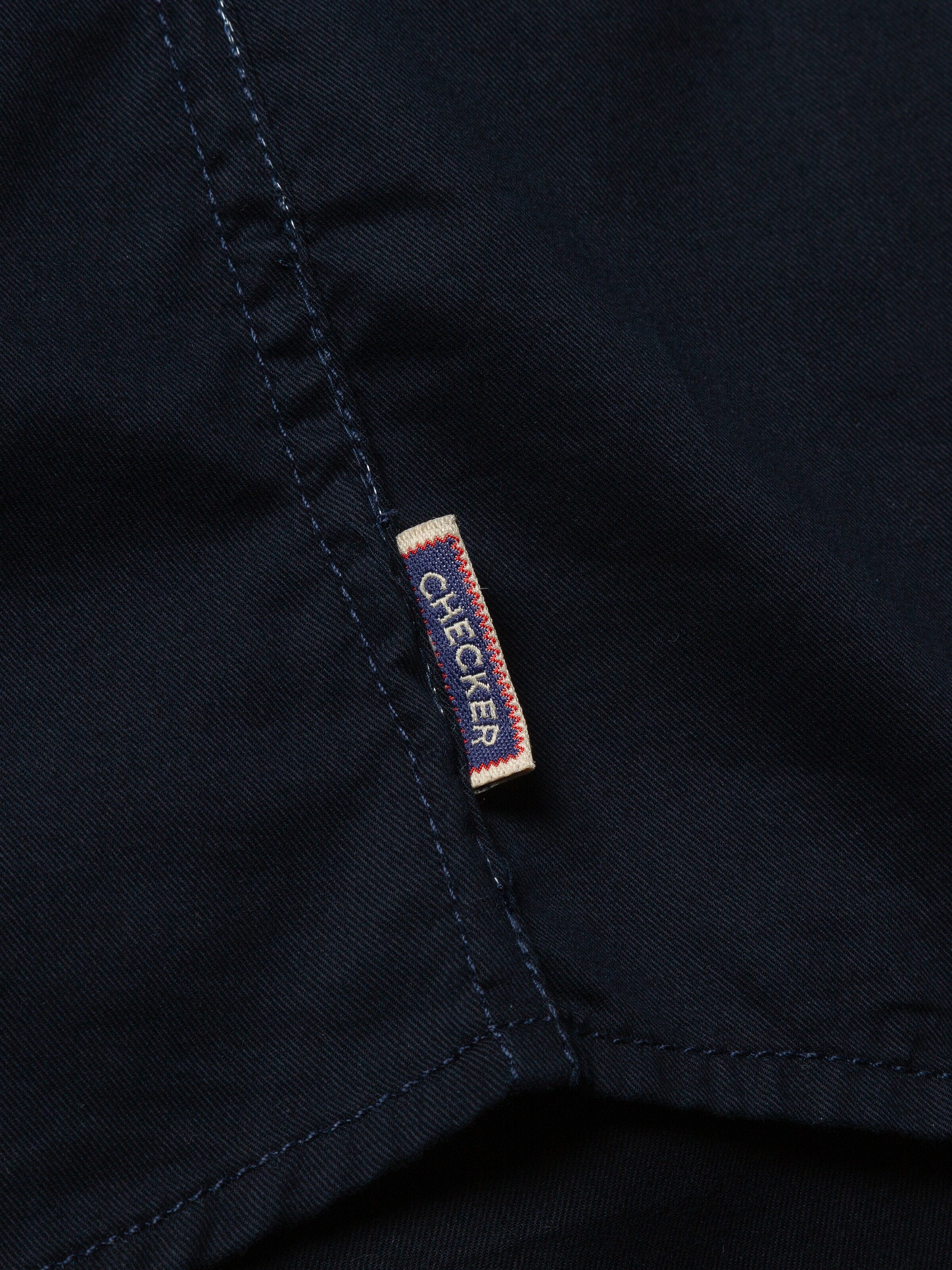 Checker - Ajuste regular Camisa ' Dynasty Denim ' en azul