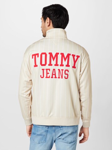 Tommy Jeans - Sudadera con cremallera en beige
