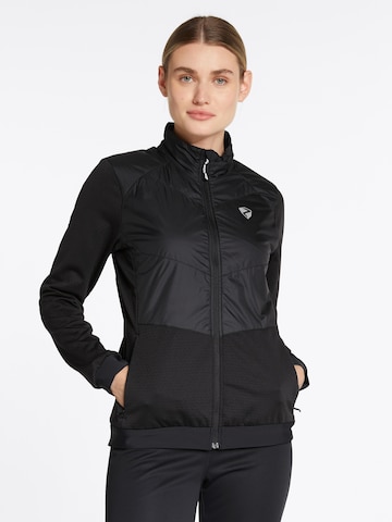 ZIENER Athletic Jacket 'NARINA' in Black: front