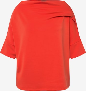 Ulla Popken - Sweatshirt em laranja: frente