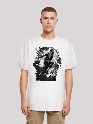 T-Shirt F4NT4STIC en blanc : devant