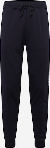 Effilé Pantalon Calvin Klein Sport en noir : devant