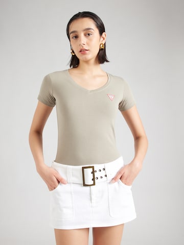 T-shirt GUESS en vert : devant