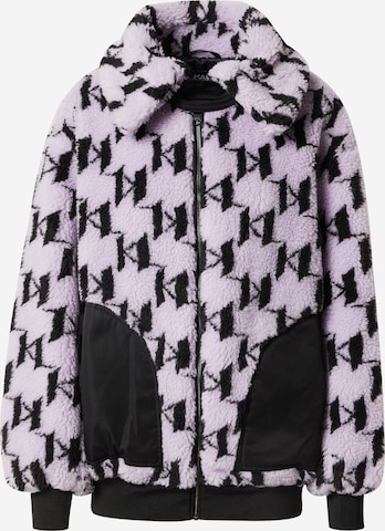 Karl Lagerfeld Prechodná bunda - fialová: predná strana