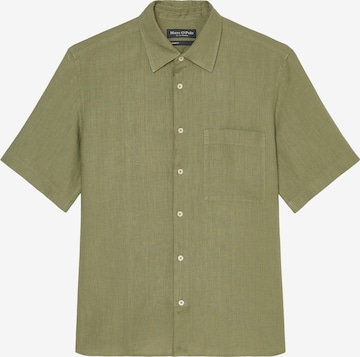 Marc O'Polo Button Up Shirt in Green: front