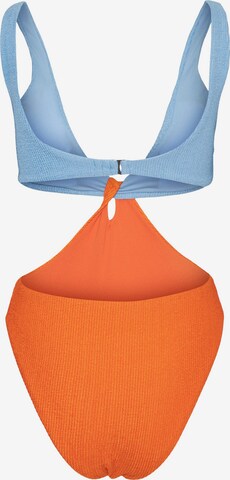 VERO MODA Triangle Swimsuit 'Sweta' in Blue