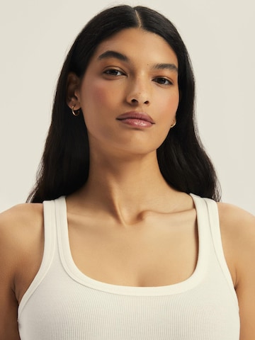 Top 'Ripp-Tanktop aus Viskose-Baumwoll-Mix, Jody 2' di ESOTIQ in beige