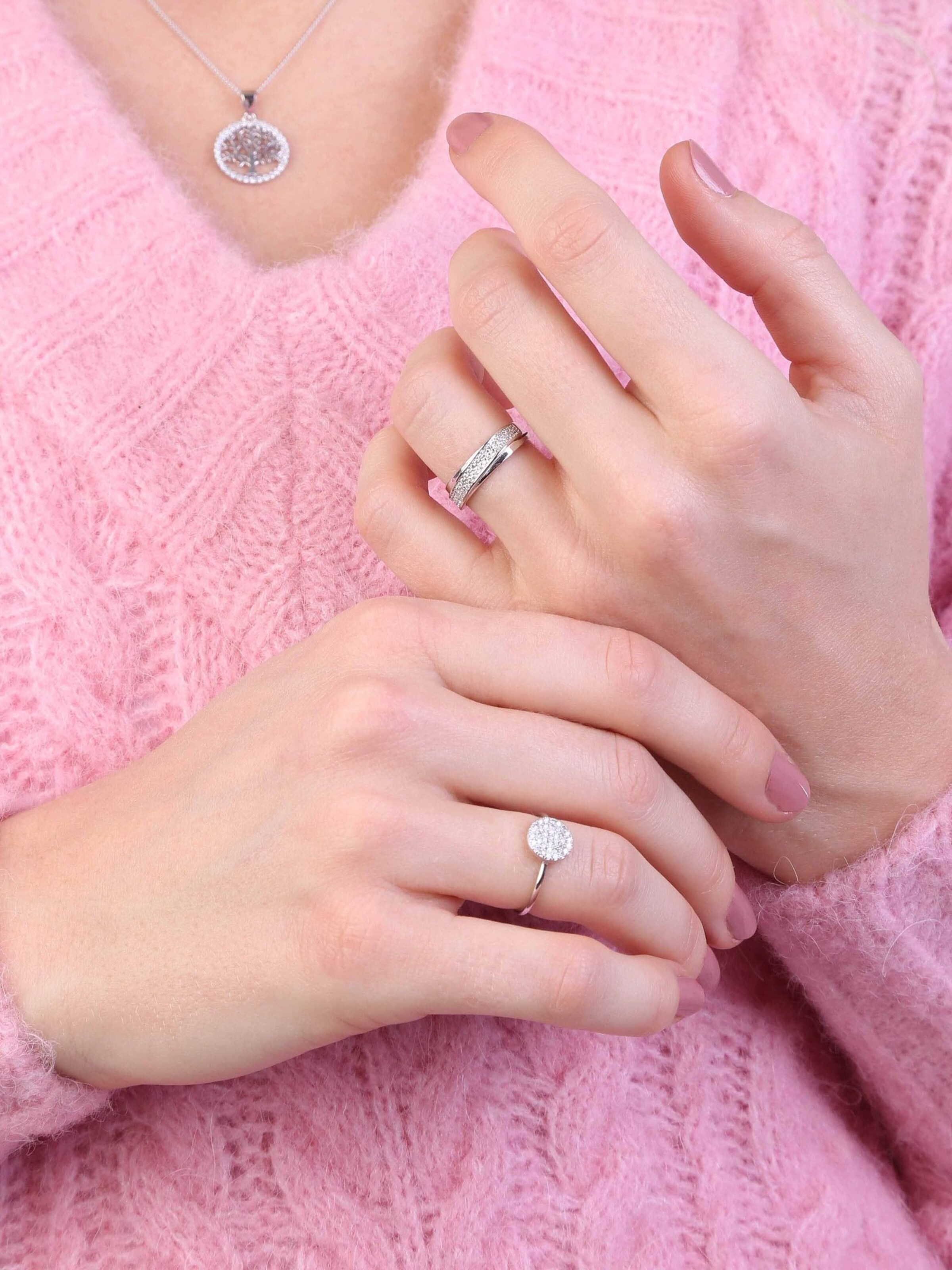 Lucardi Ring in Silver