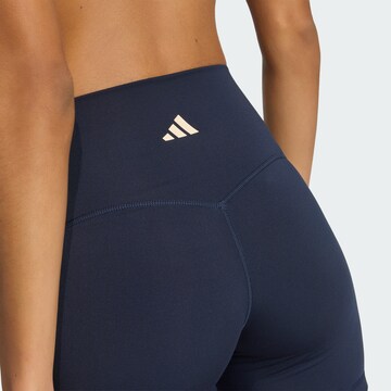 ADIDAS PERFORMANCE Skinny Sportshorts 'All Me' in Blau