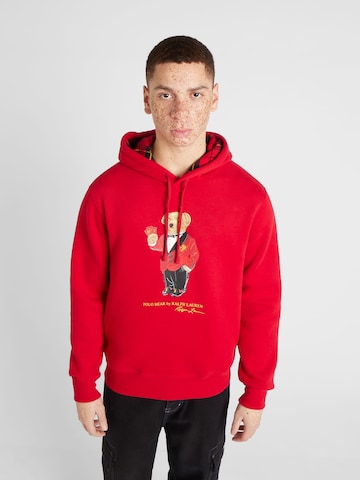 Polo Ralph Lauren - Sweatshirt em vermelho: frente