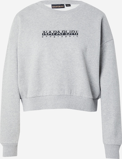 NAPAPIJRI Sweater majica u siva / crna, Pregled proizvoda
