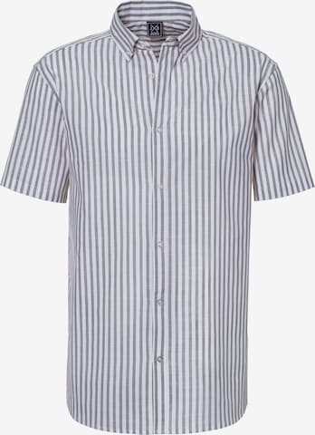 JOHN DEVIN Business Shirt in White: front