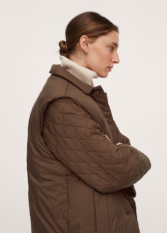 MANGO Winter Coat 'Piruleta' in Brown