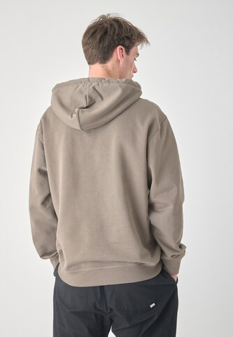 Cleptomanicx Sweatshirt 'Sketch Gull' in Braun