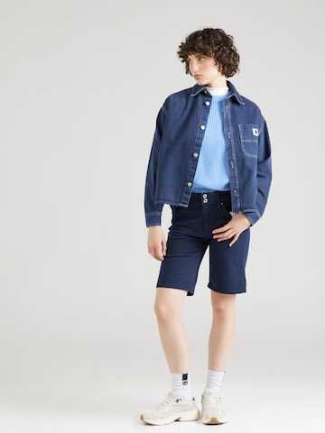 s.Oliver Slimfit Shorts 'Betsy' in Blau