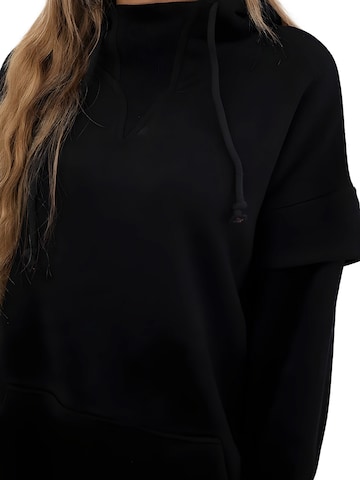 Lumera Sweatshirt in Zwart