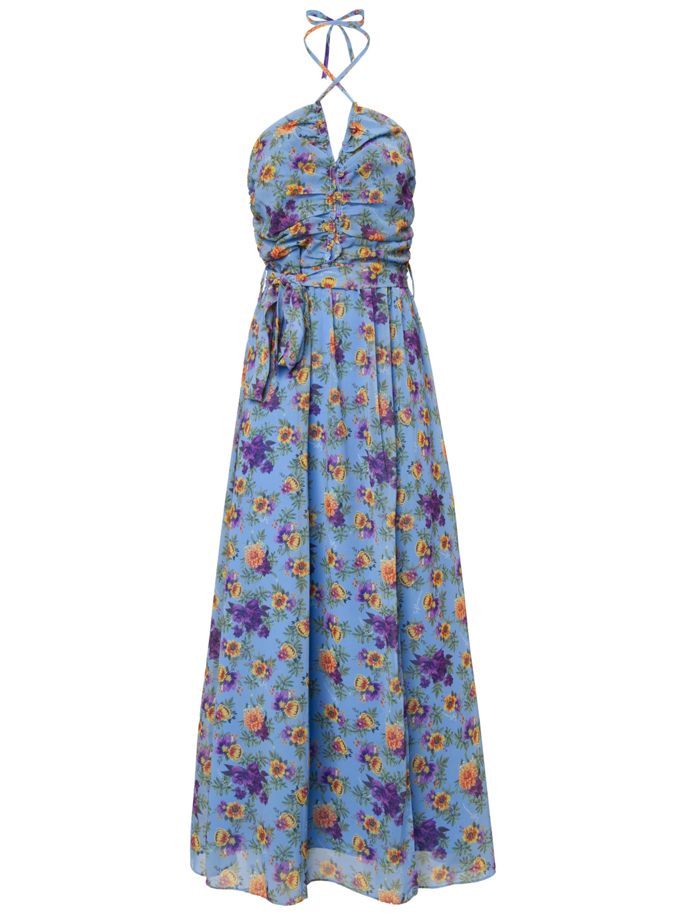 Influencer Sommarklänning i blandade färger: framsida