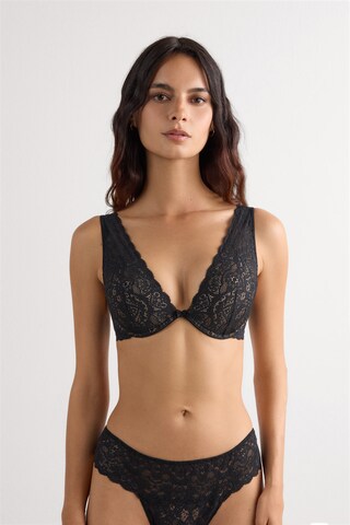INTIMISSIMI Triangle Bra 'Elena' in Black: front