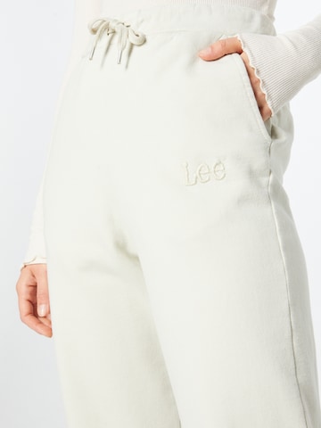Lee Lużny krój Spodnie w kolorze biały