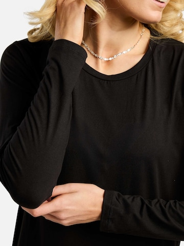 Liberte Essentiel Jurk ' ALMA-LS-TSHIRT ' in Zwart