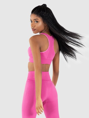 Smilodox Bustier Sport-BH 'Aware' in Pink