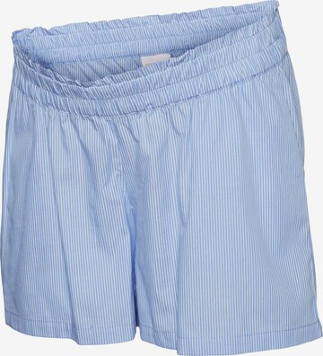 MAMALICIOUS Regular Pants 'ALTO' in Blue: front