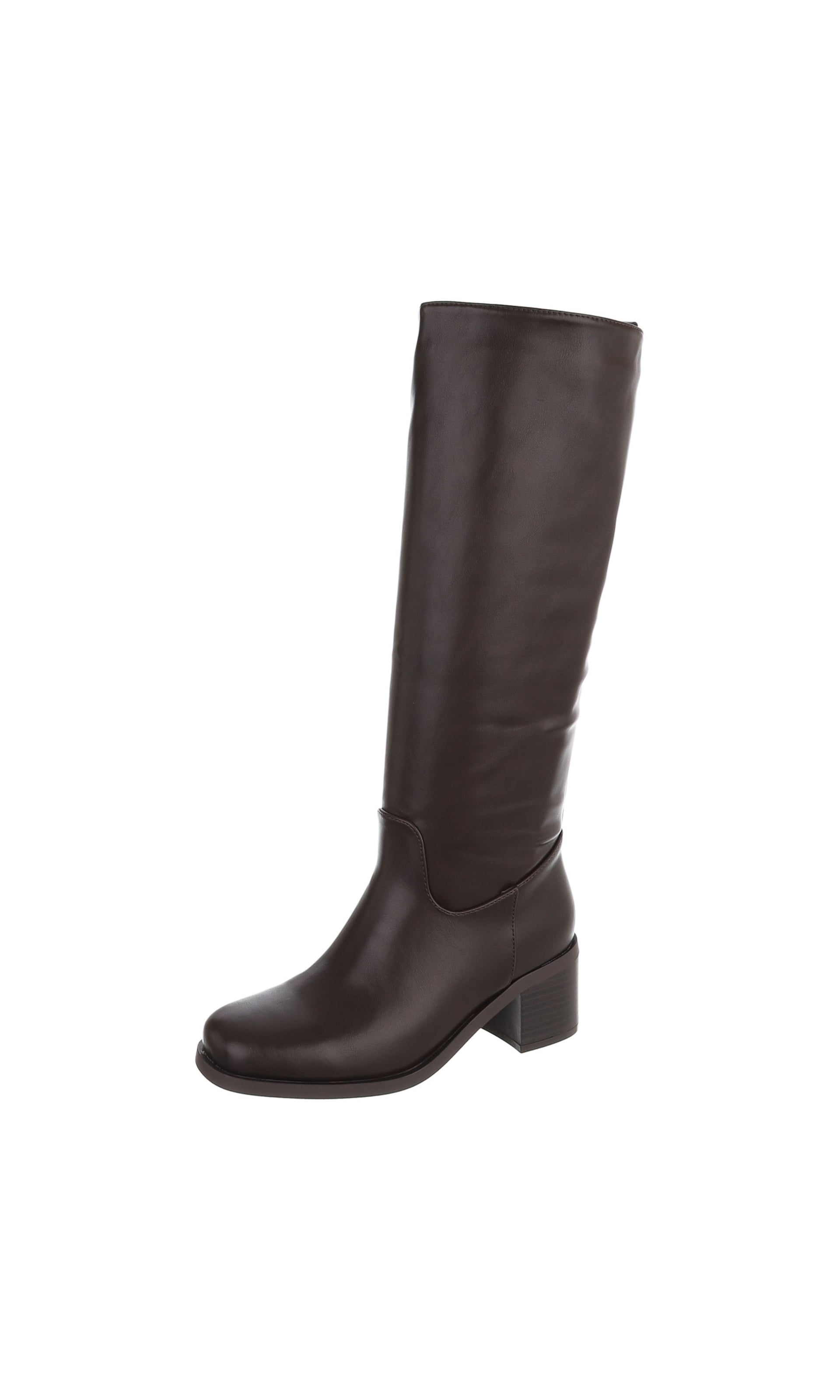 Ital-Design Stiefel in Braun: Vorderseite