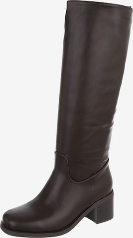 Ital-Design Boots in Brown: front