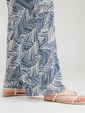 Hailys Szeroka nogawka Spodnie 'Pe44rry' w kolorze niebieski