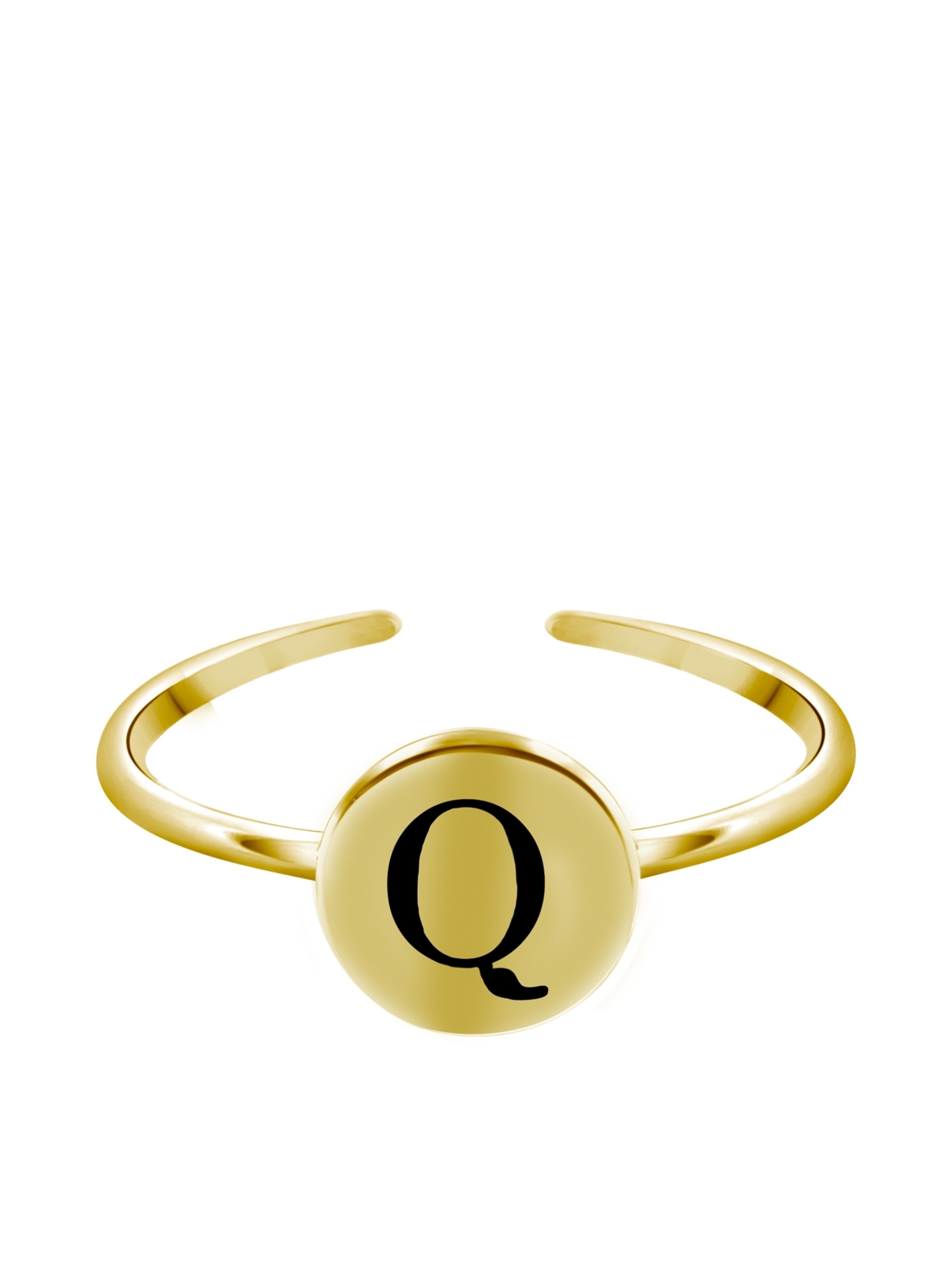 Lucardi Ring in Gold: front