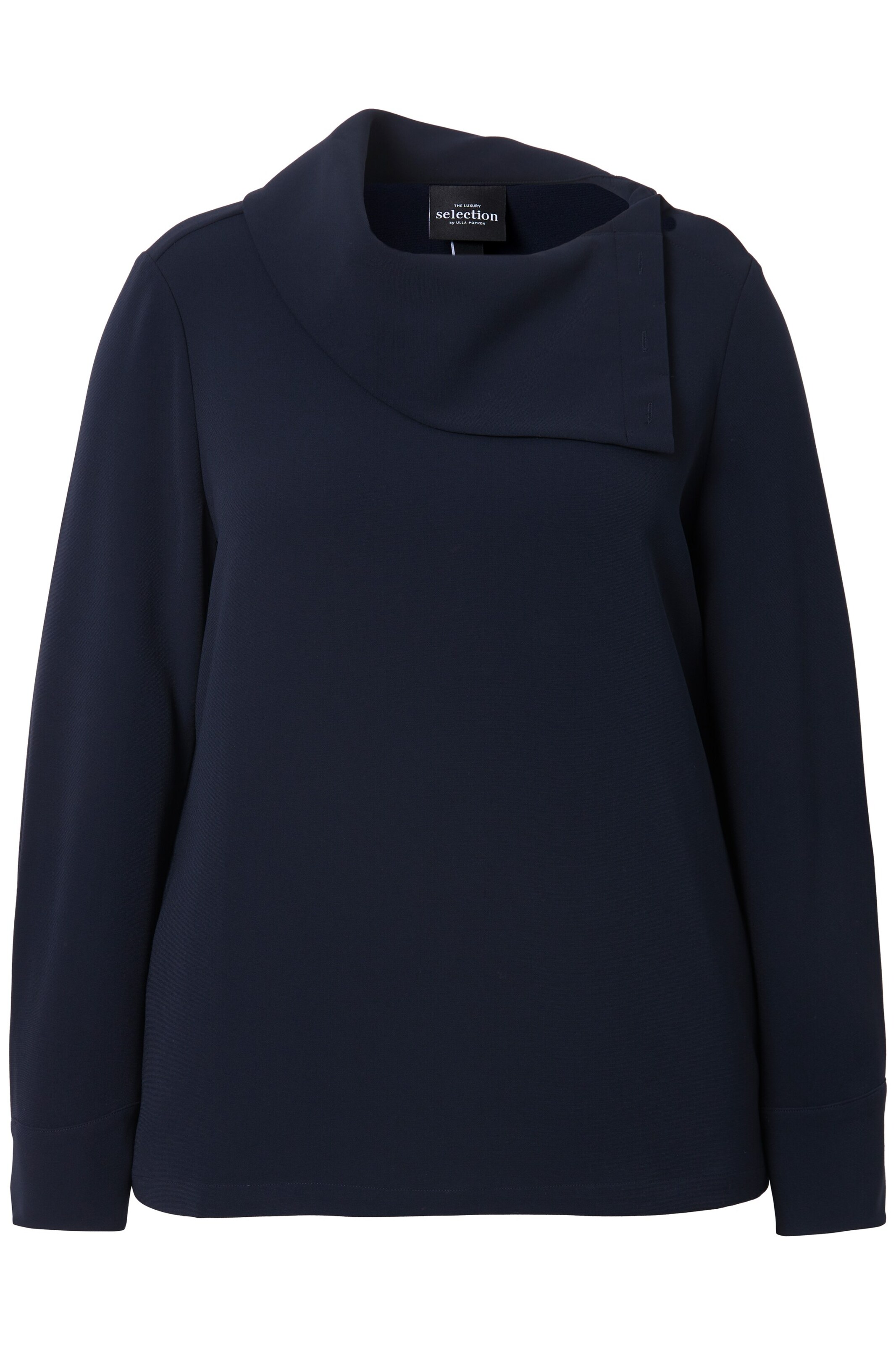 Ulla Popken Blouse in Blauw: voorkant