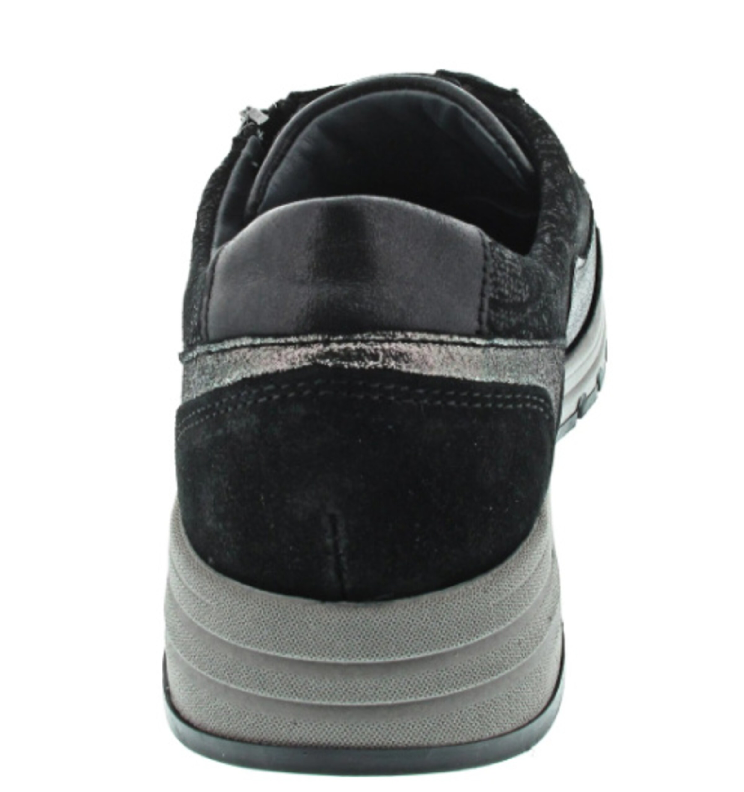 WALDLÄUFER Sportlicher Schnürschuh in Schwarz