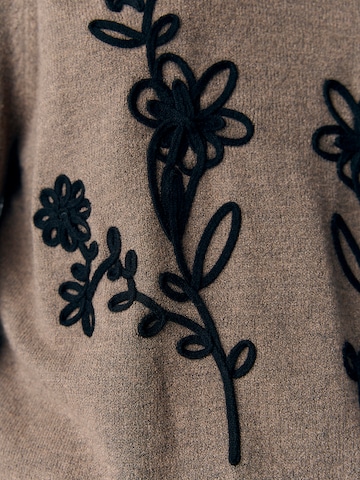 OBJECT Sweter 'OBJLANEY RUBIN' w kolorze brązowy