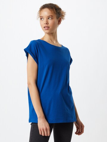 T-shirt Urban Classics en bleu : devant