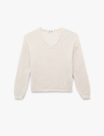 Koton Pullover in Weiß