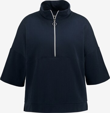 Ulla Popken Sweatshirt in Blue: front